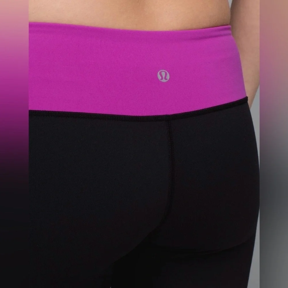 Lululemon Athletica Wunder Under Mid Rise Full On Leon Sz 4